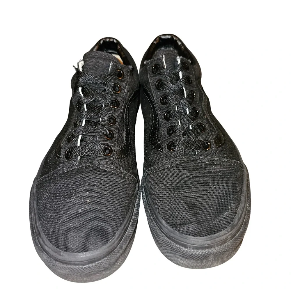 Vans Old‎ Skool Low Top Black Sneakers Unisex Shoes Men's 6 / Women's 7.5 - Picture 4 of 7